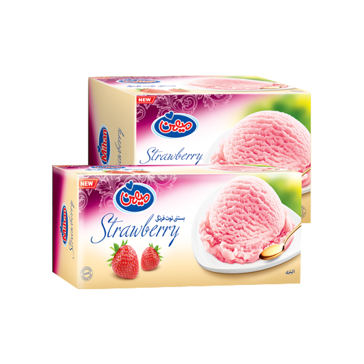 بستنی توت فرنگی