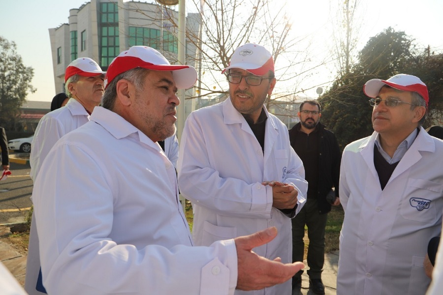 بازدید رئیس سازمان دامپزشکی از شرکت پگاه تهران2